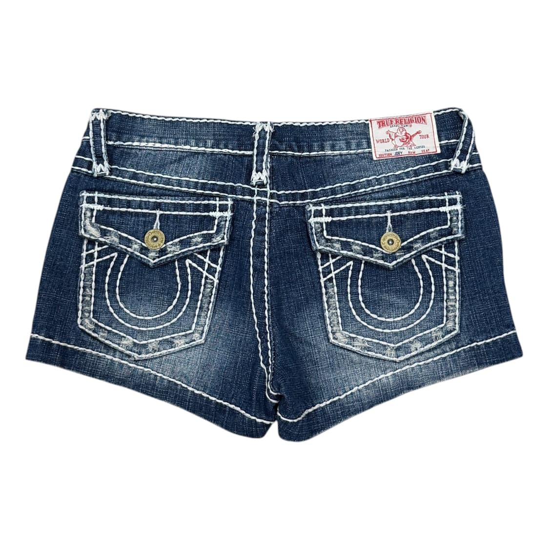 트루릴리전 빈티지 스티치  Y2K 데님 숏팬츠 바지 30 상품이미지1