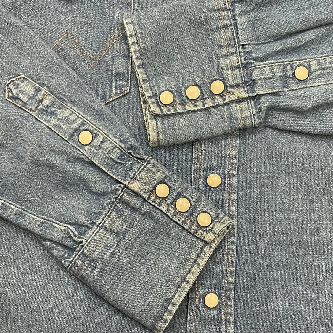 Wrangler 랭글러 웨스턴 데님 셔츠 상품이미지4