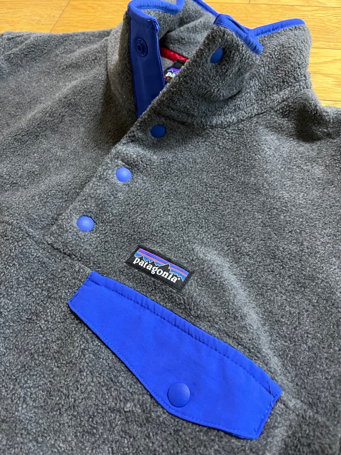 파타고니아 신칠라 니켈 블루 맨 m 플리스 후리스 아노락 상품이미지1