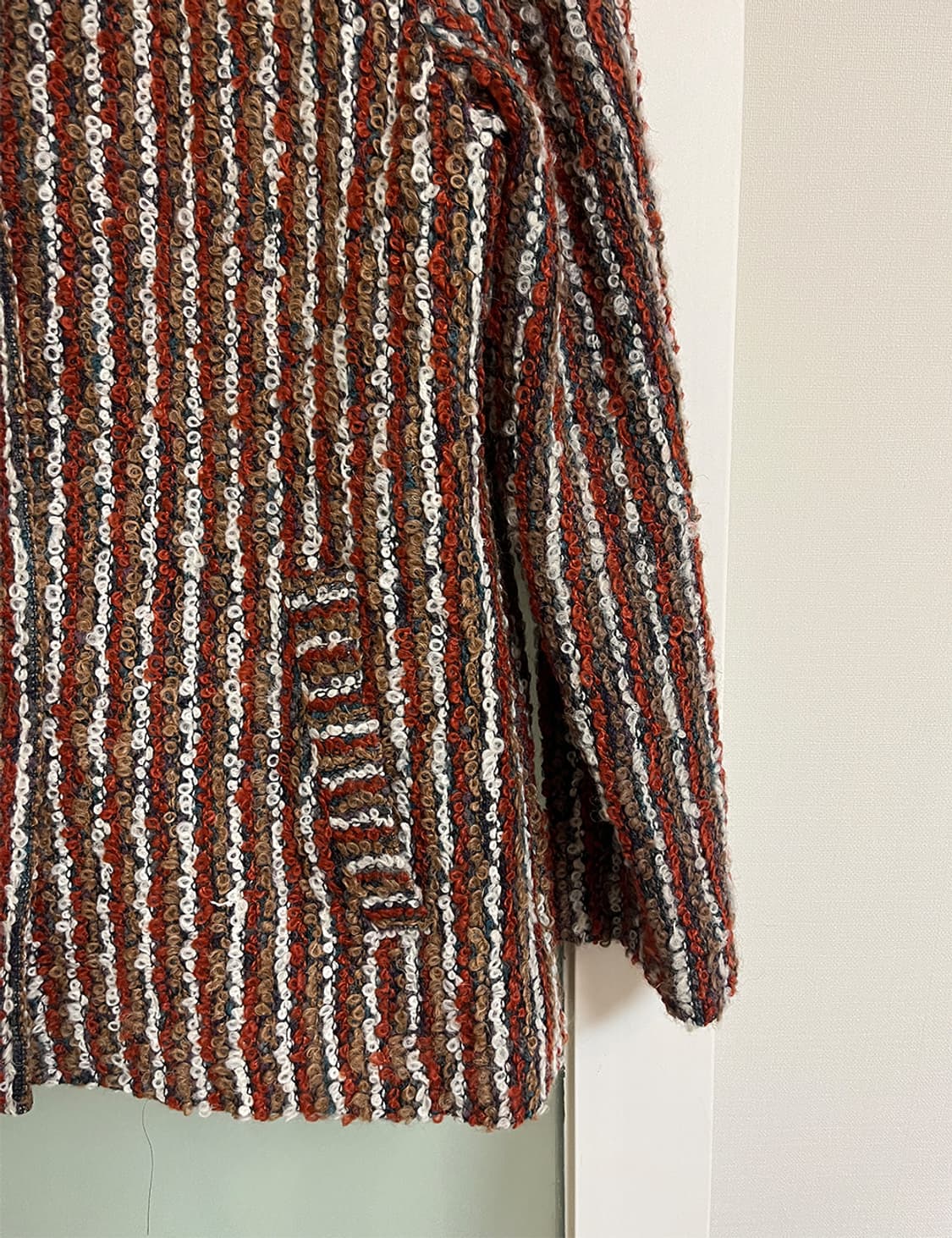 Vintage stripe tweed jacket 상품이미지8