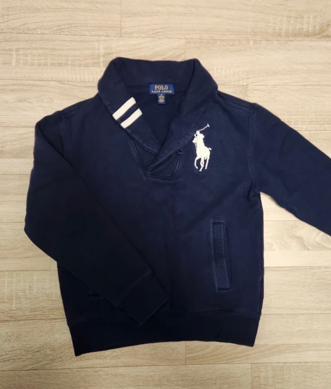 정품 폴로랄프로렌 빅포니 카라 맨투맨 M 상품이미지1