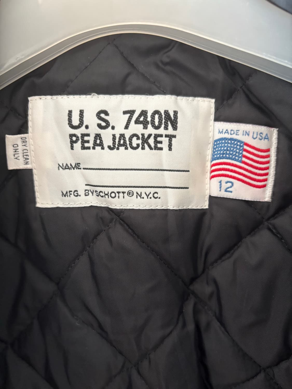 Schott nyc 740N Women 피코트 12사이즈 상품이미지5