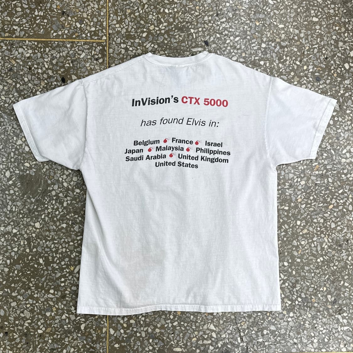 Early 00s 폭발물 탐지기 빈티지 티셔츠 XL 상품이미지3