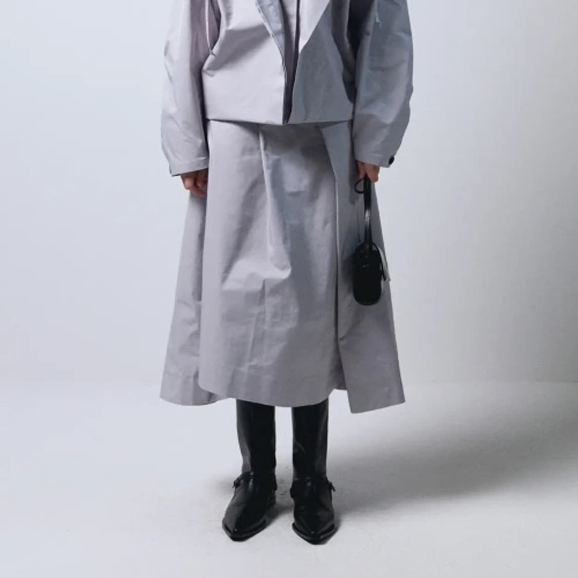 에핑글러 오리가미 스커트 매트 시아 그레이 상품이미지1