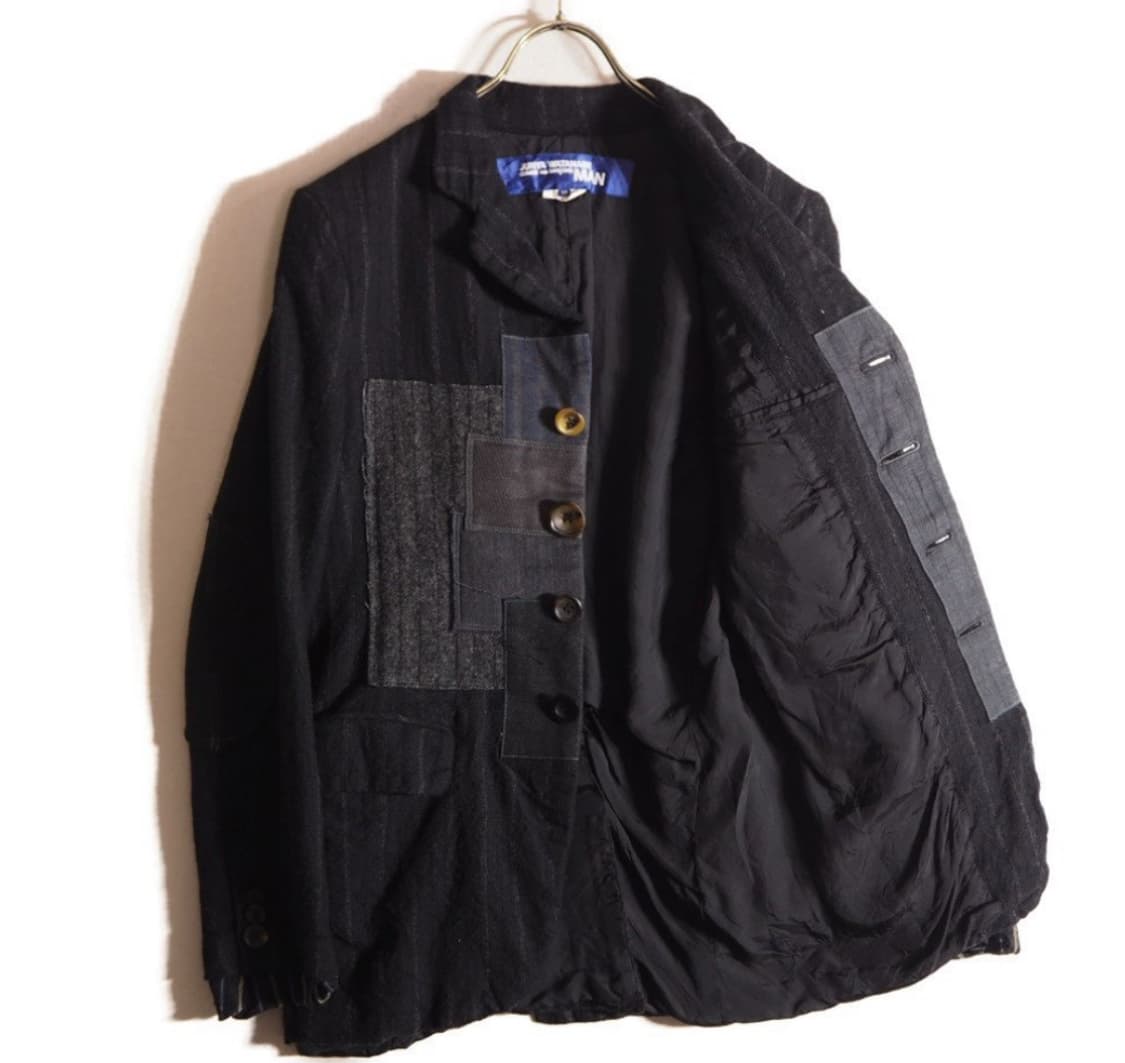 교환) 준야와타나베 패치워크 축융울 자켓 상품이미지3