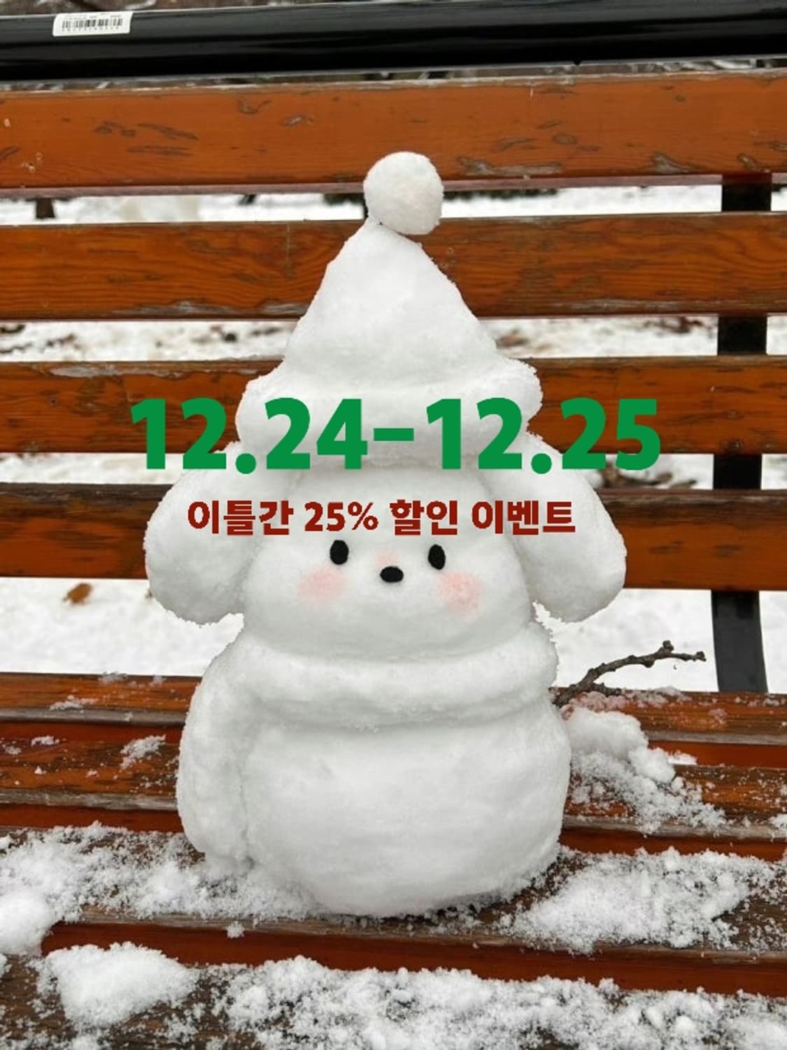 12/24~12/25 이틀간 25% 할인 🎅 상품이미지1