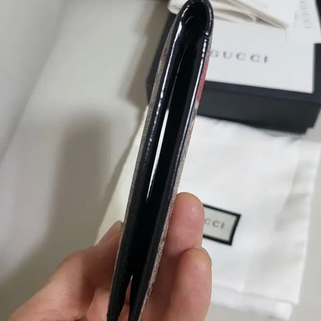 (정품) (풀구성) 구찌 GG 수프림 킹스네이크 반지갑 상품이미지7