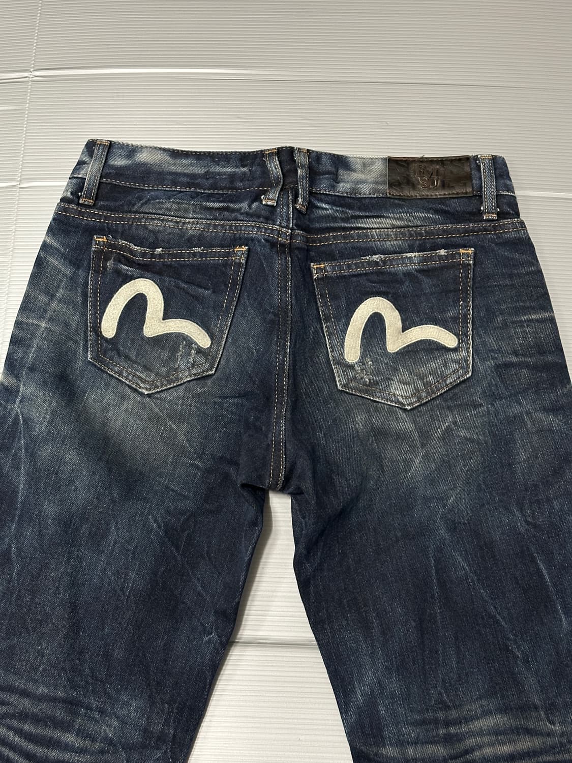 에비수 워싱 데님 팬츠 바지 27 상품이미지4