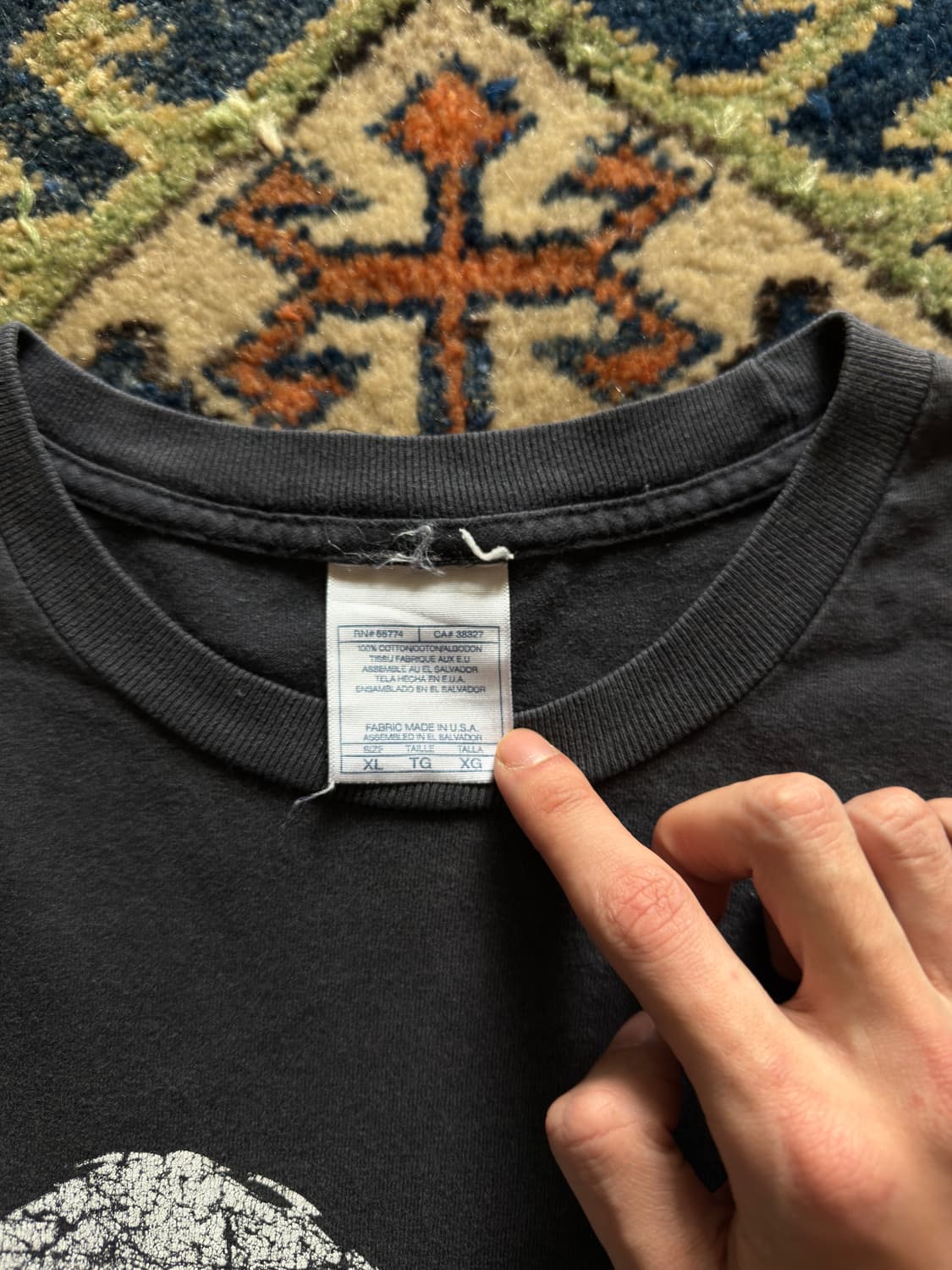 Hard Rock Cafe X Fender skull T-shirt 상품이미지9