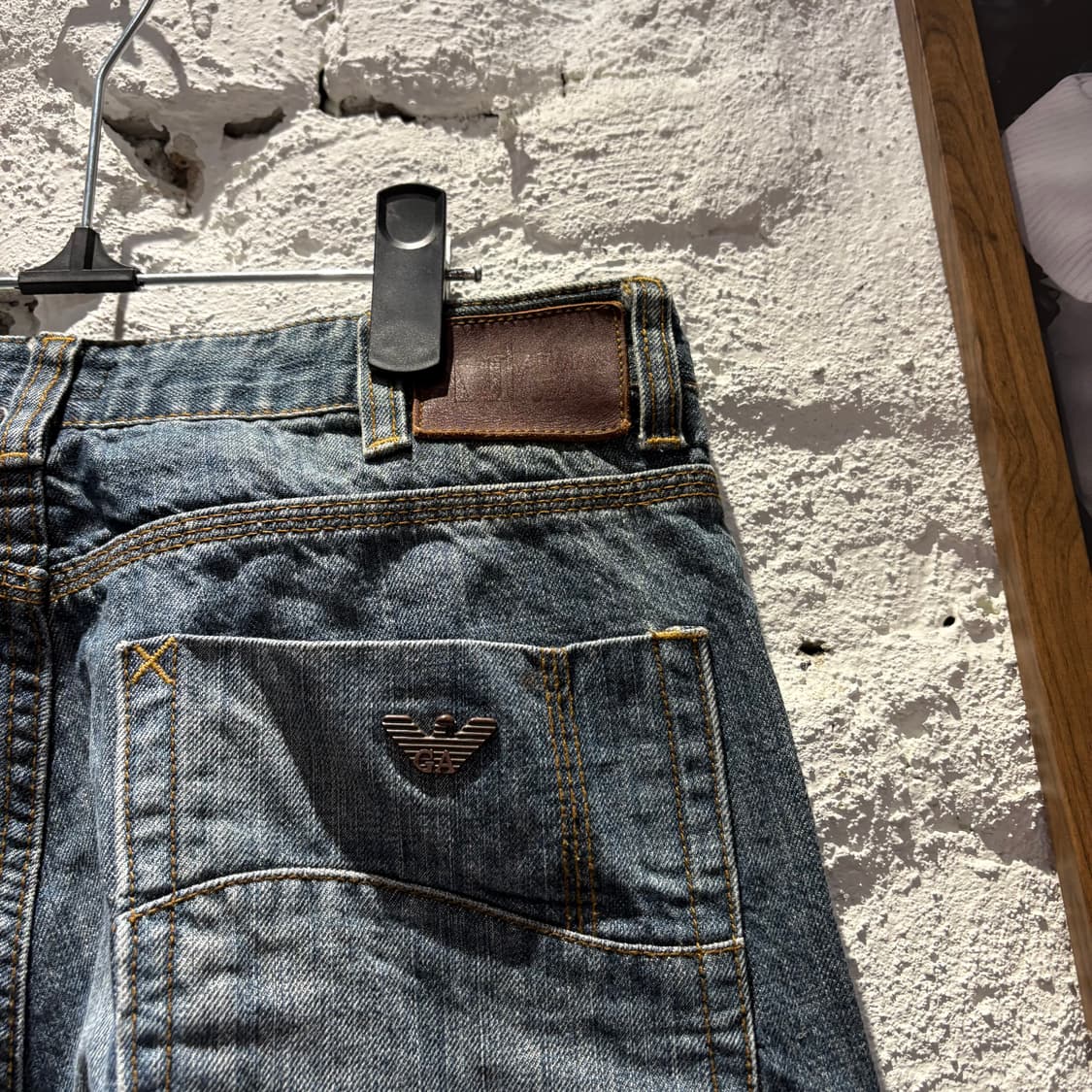 아르마니 진스 빈티지 데님팬츠 상품이미지3