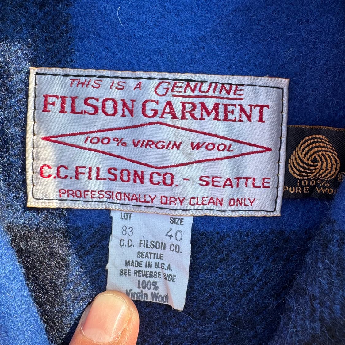 [L] Filson 필슨 맥키노 울 크루저 자켓 상품이미지8