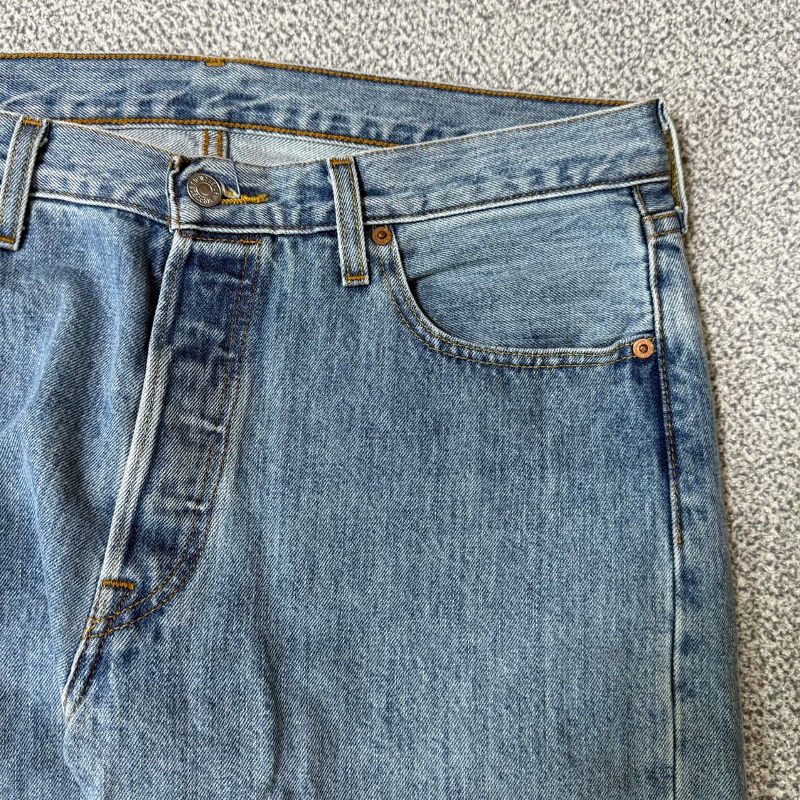 리바이스 501 연청 데님 팬츠 34 상품이미지6