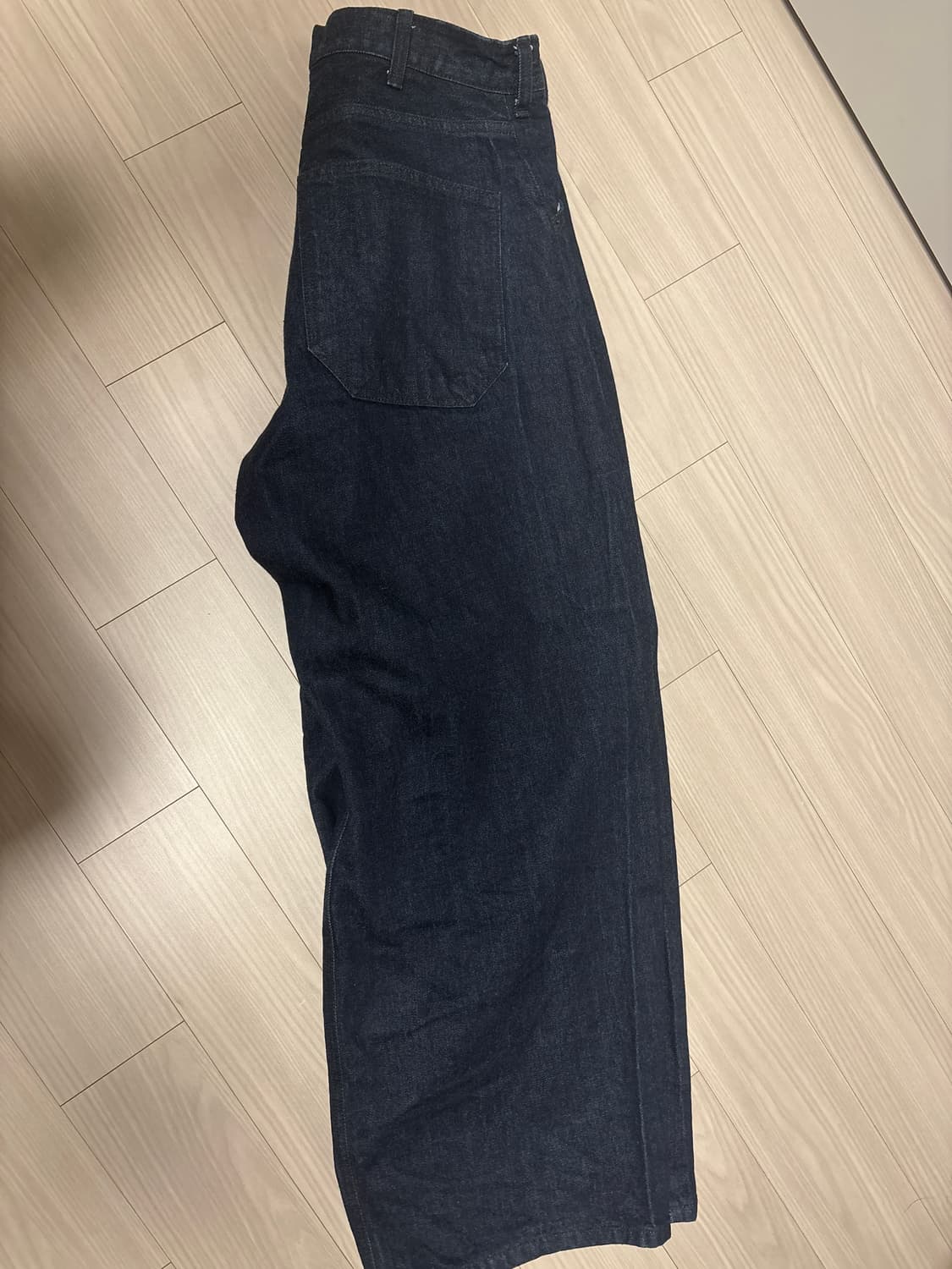 해칭룸 와이드 커브진 인디고 4사이즈 상품이미지2