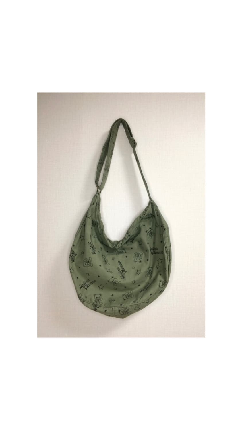 히스테릭 글레머 베어 카키 크로스백 숄더백 상품이미지1