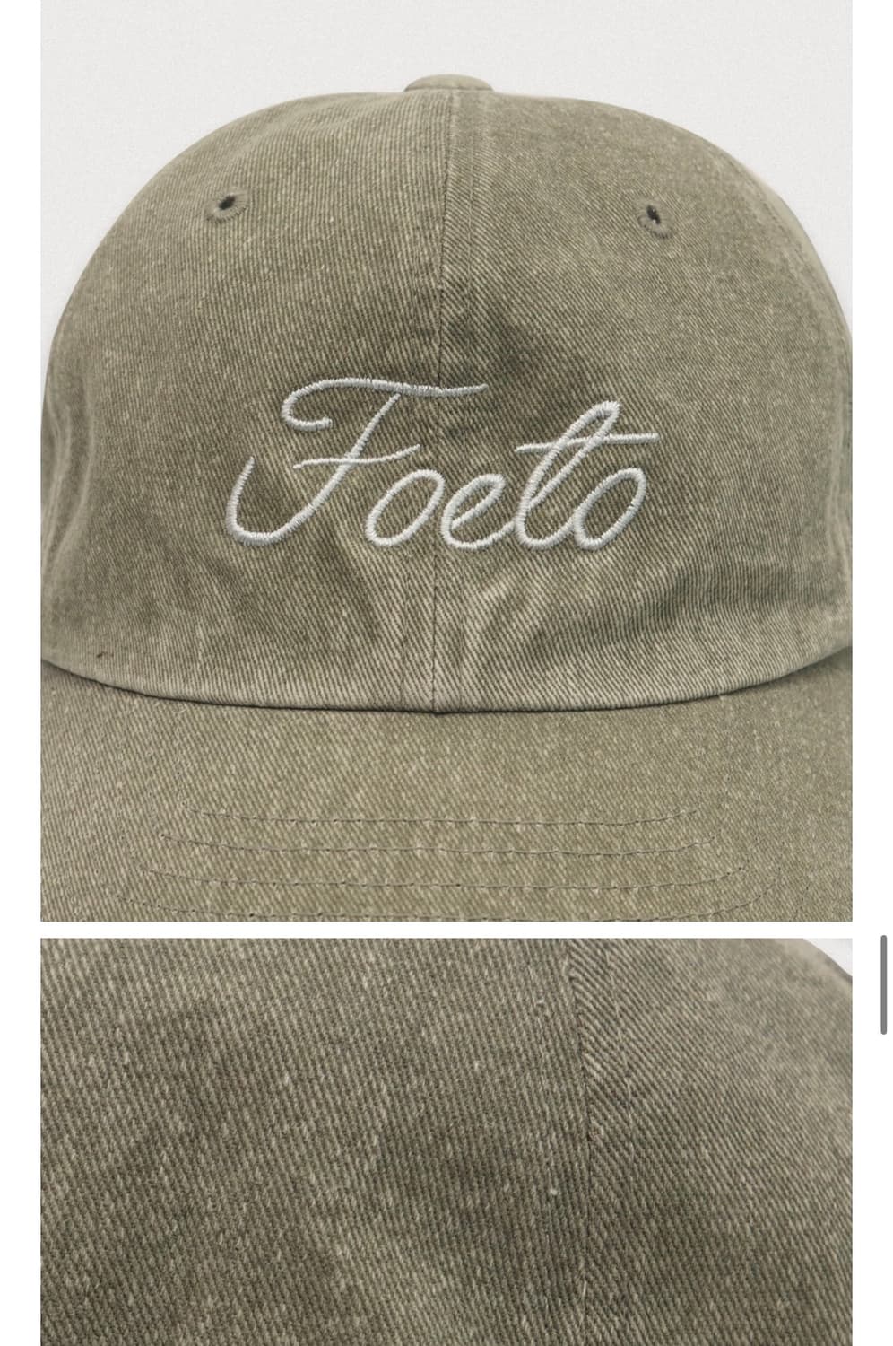 포에토 볼캡 Romantist washing cap 상품이미지5