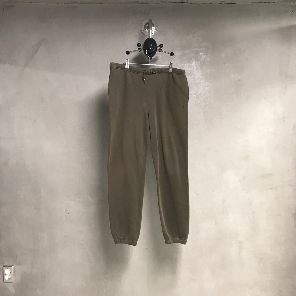 폴로 랄프로렌 카키 기모 스웨트 팬츠 L 상품이미지1