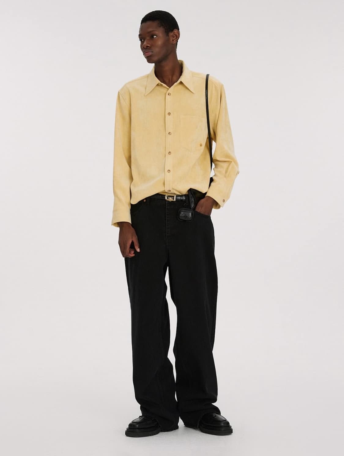 렉토 코듀로이 셔츠 M 상품이미지1