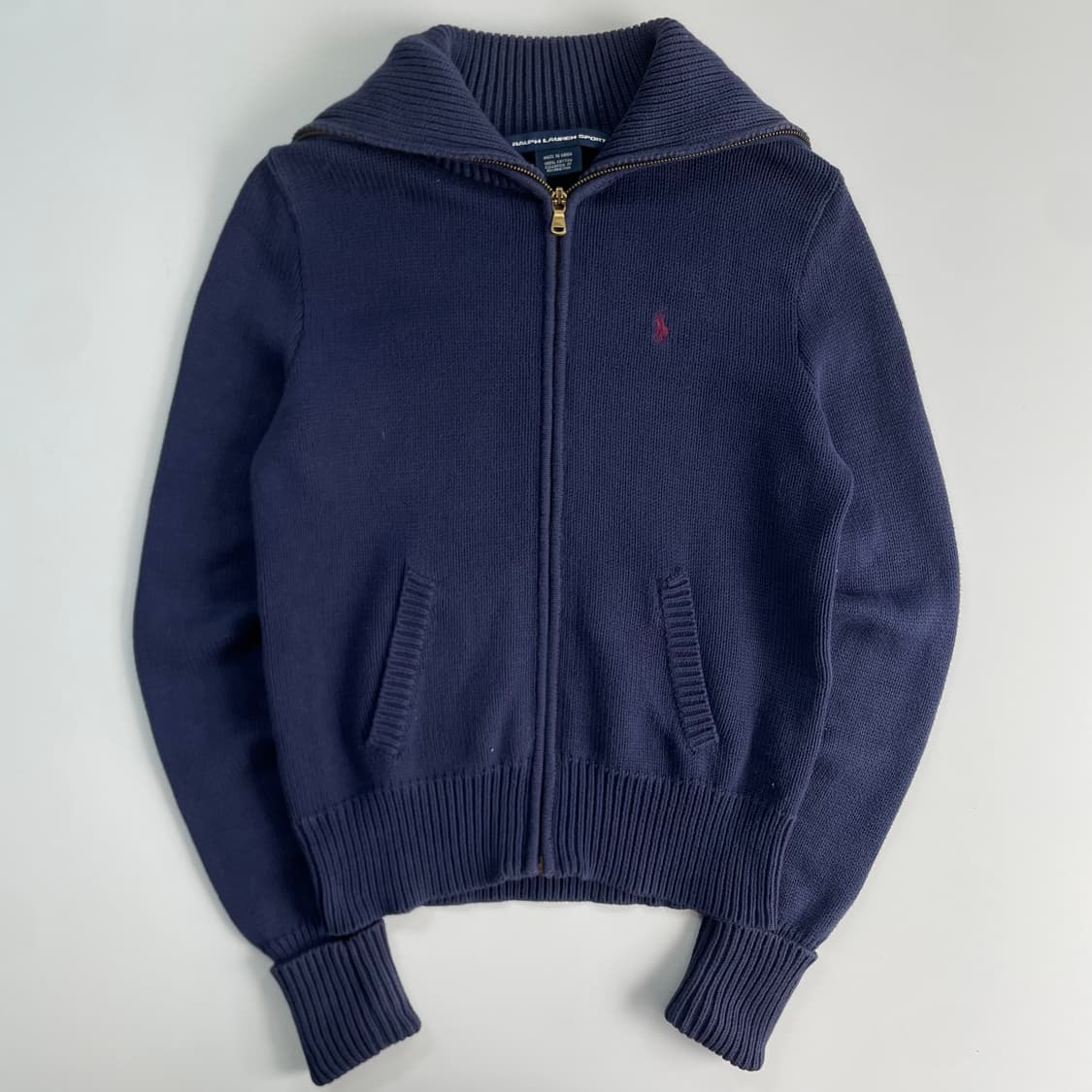 Polo  폴로 랄프로렌 네이비 카라 가디건 상품이미지1