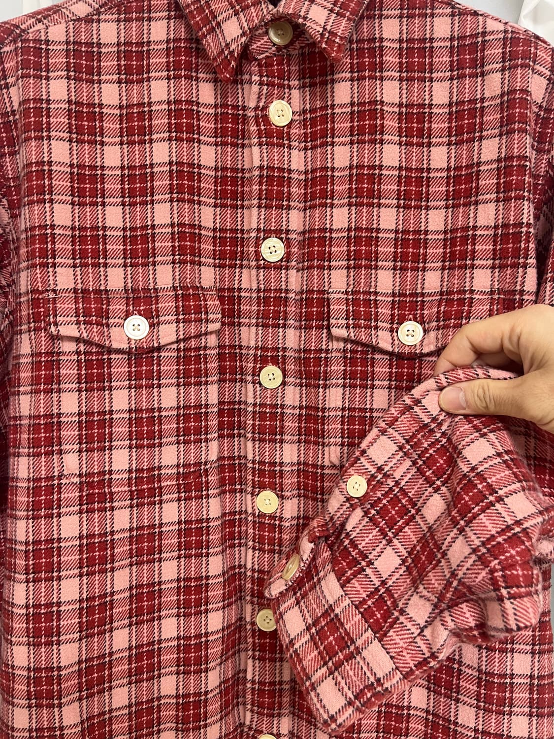 Allsaints 올세인츠 체크 셔츠 L 상품이미지2