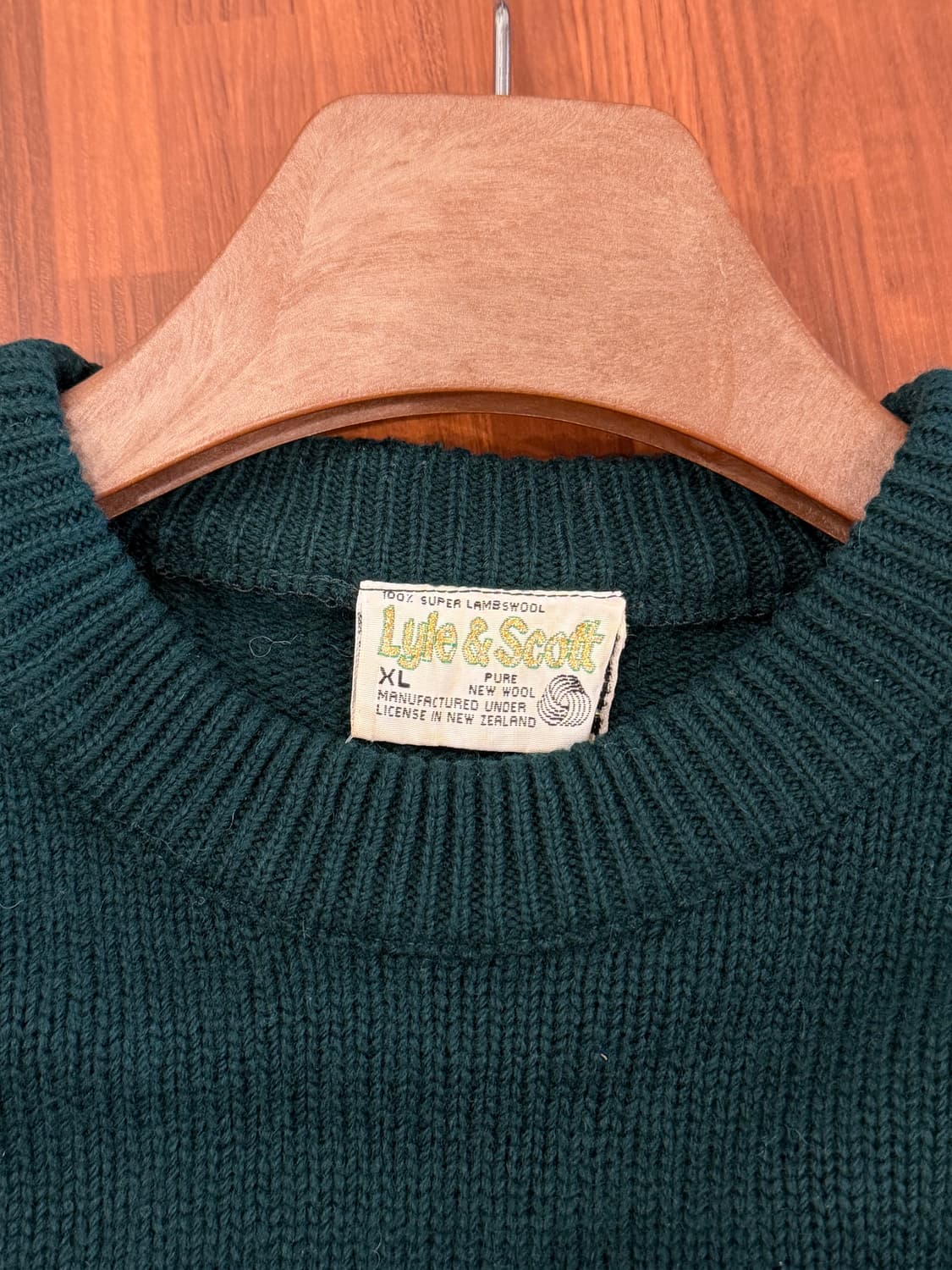 90s Lyle & Scott 자수 램스울 니트 (New Zealand) 상품이미지7