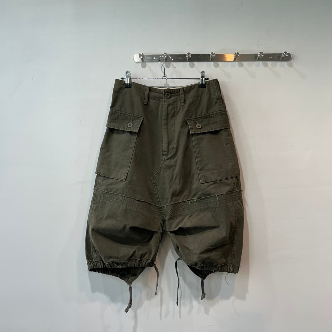 밀리터리 카고 스트링 스커트 상품이미지1