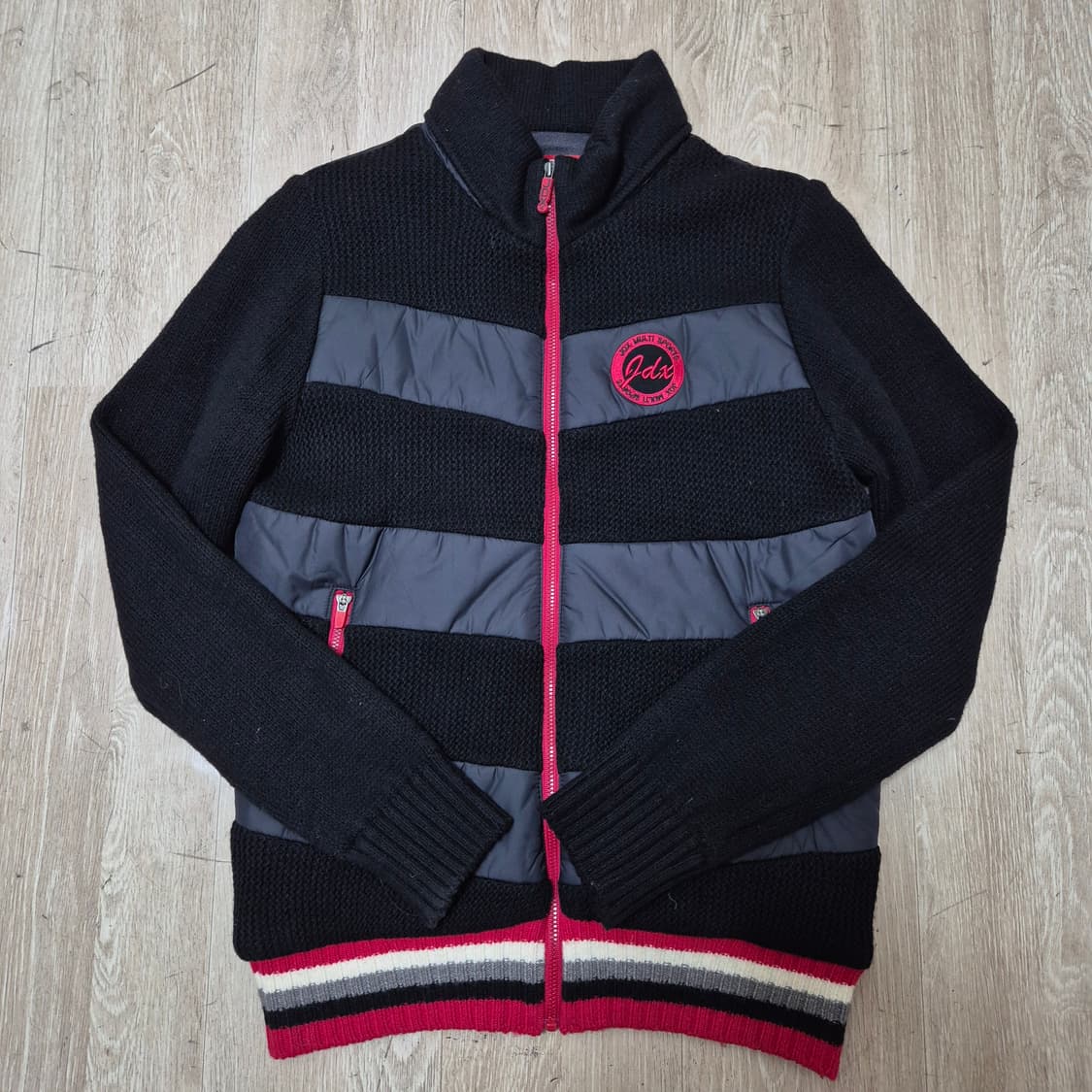 JDX 여성 골프웨어 자수로고 니트 자켓 S(90) 상품이미지1