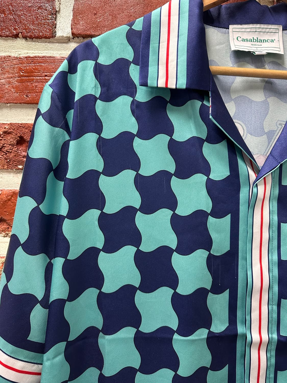 (XL)카사블랑카 카사웨이 POOL TIE 실크 셔츠 상품이미지5