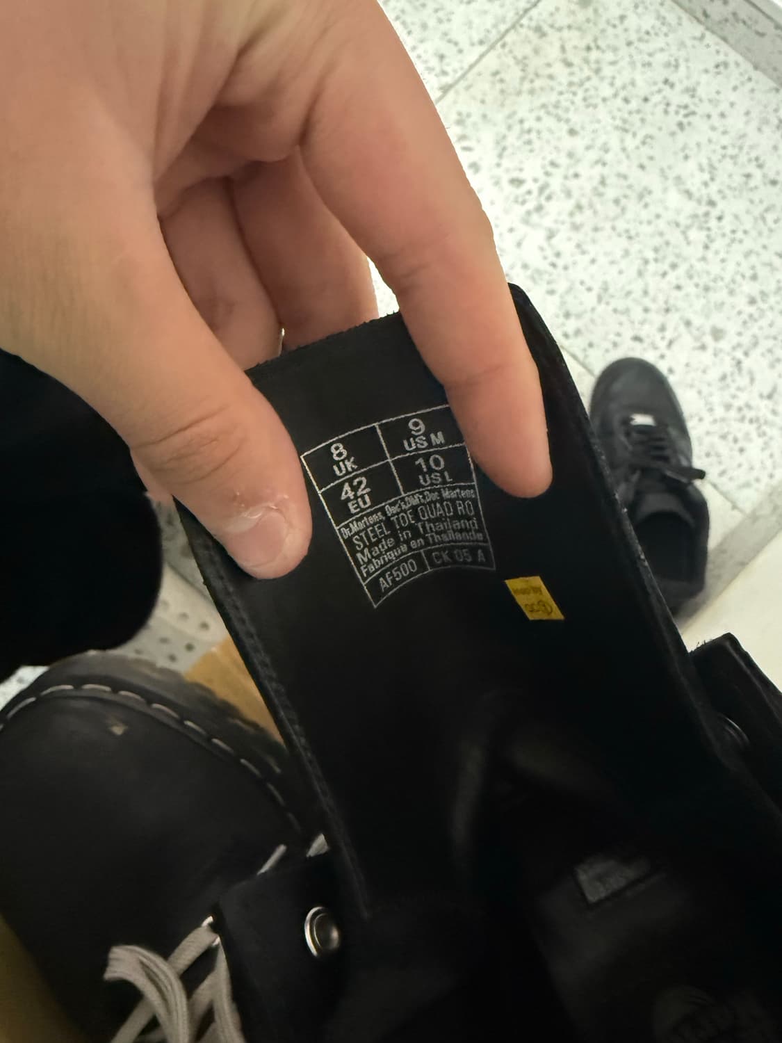 릭오웬스 닥터마틴 스틸토 부츠 상품이미지4