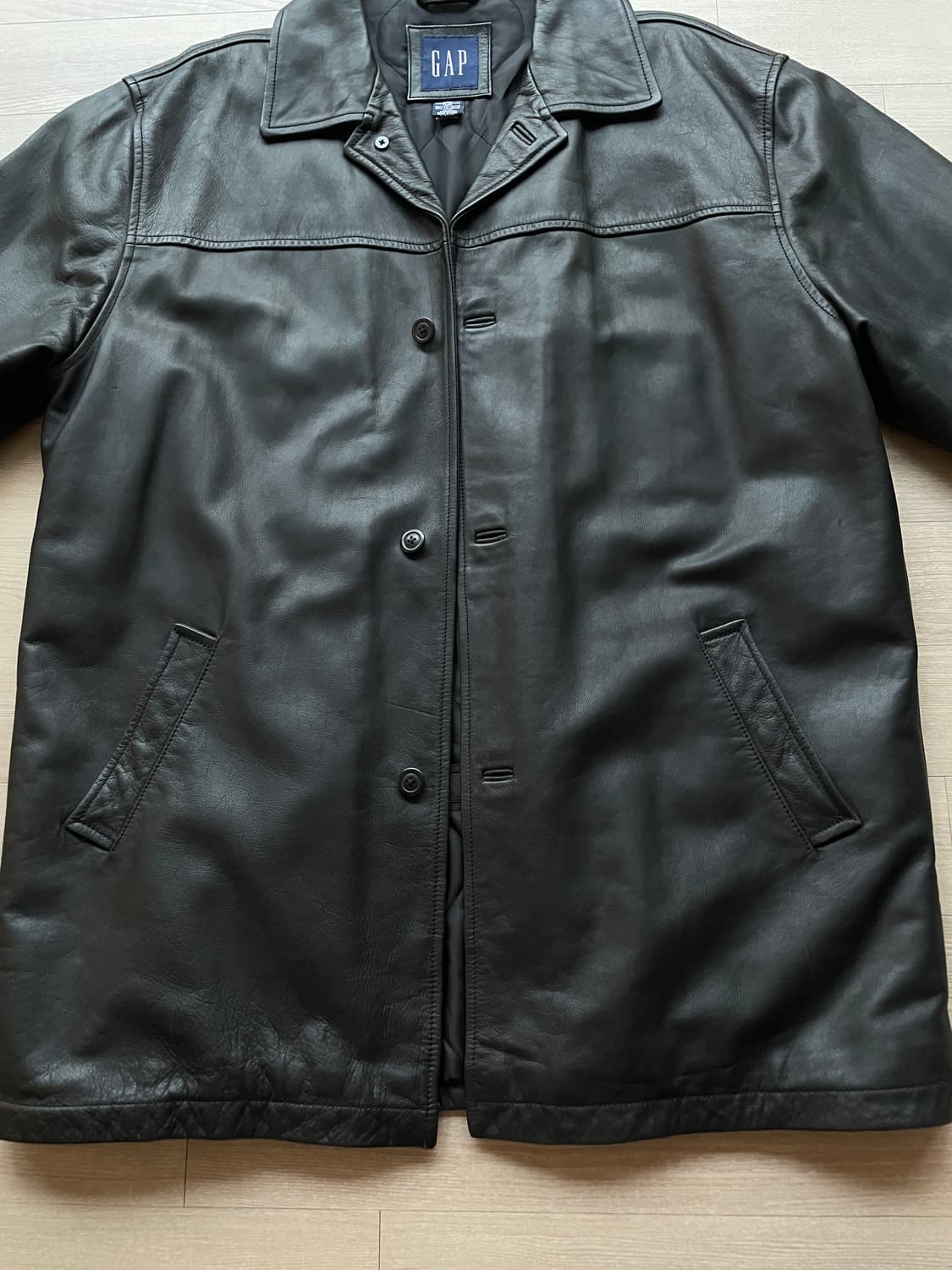 90s 올드갭 레더 카코트 gap carcoat 상품이미지6