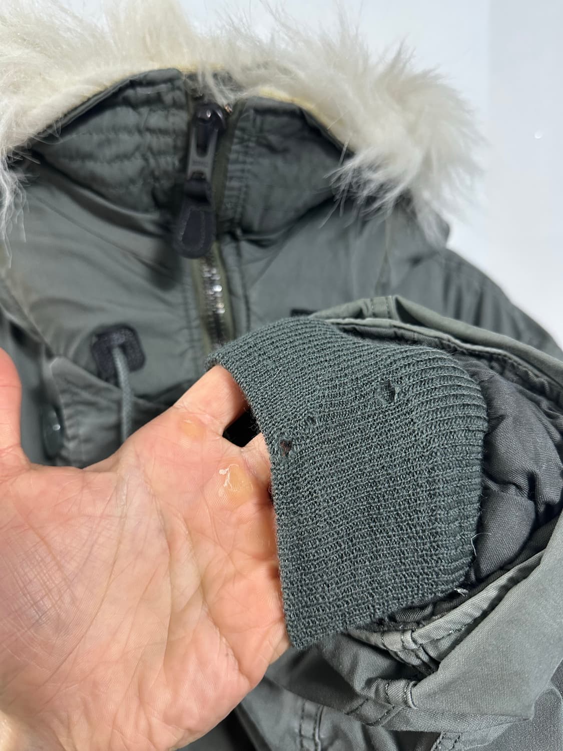 미군 N3B 파카 상품이미지5