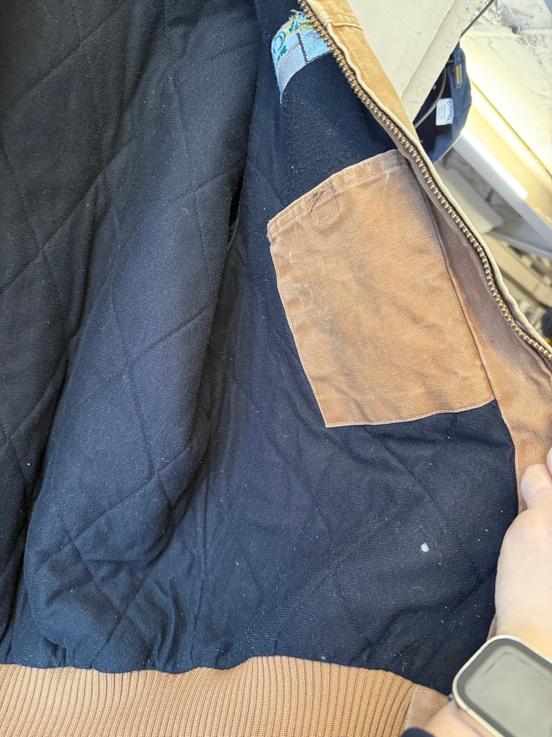 칼하트 디트로이트 자켓 J14 브라운 L 상품이미지5