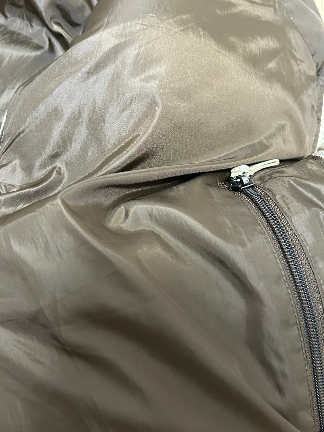 (드라이클리닝 완)나이키 ACG 베이지 구스다운 립스탑 나일론 베스트 상품이미지10