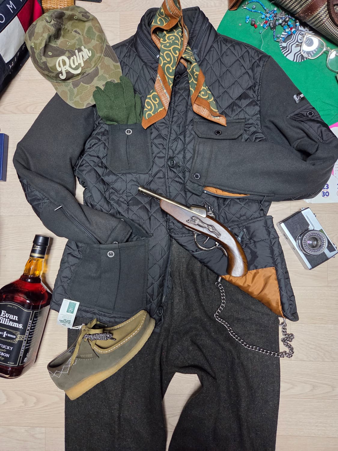 ARMANI 아르마니 알마니 퀼팅 자켓 필드자켓 라이더 바이커 상품이미지2