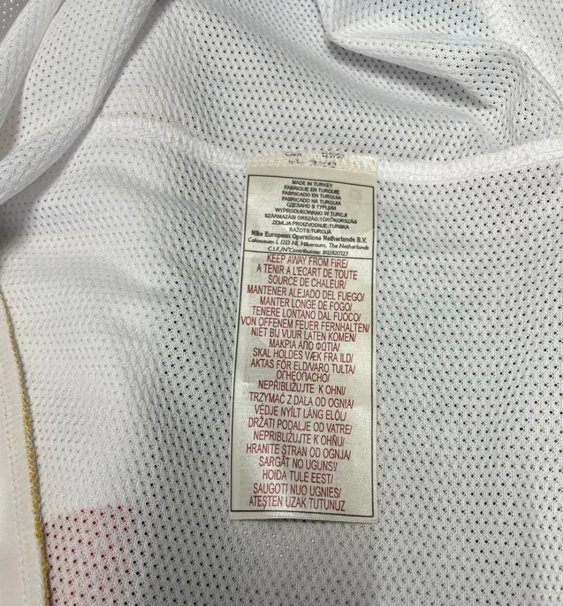 튀르키예(터키) 04/06 어웨이 싸인 유니폼 XL 긴팔 상품이미지3