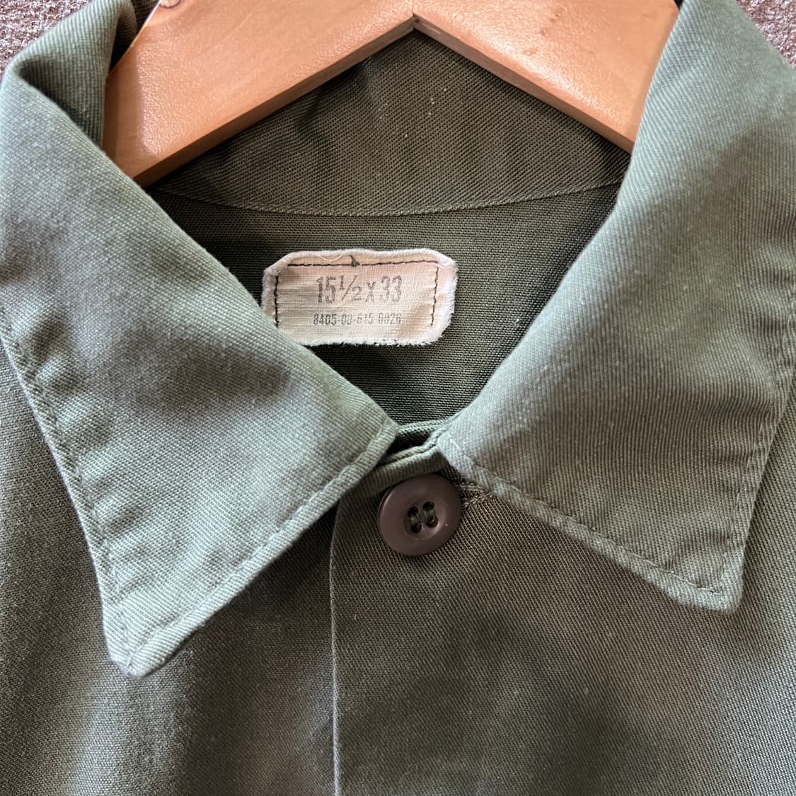 70’s USAF OG-507 유틸리티 셔츠 상품이미지4