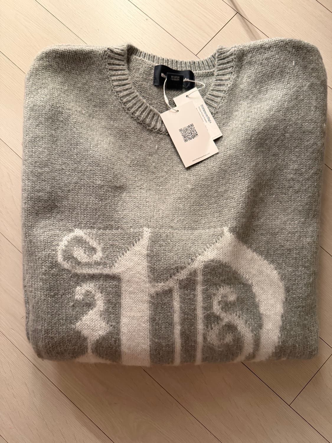 디스이즈네버딧 오버핏 니트 상품이미지3