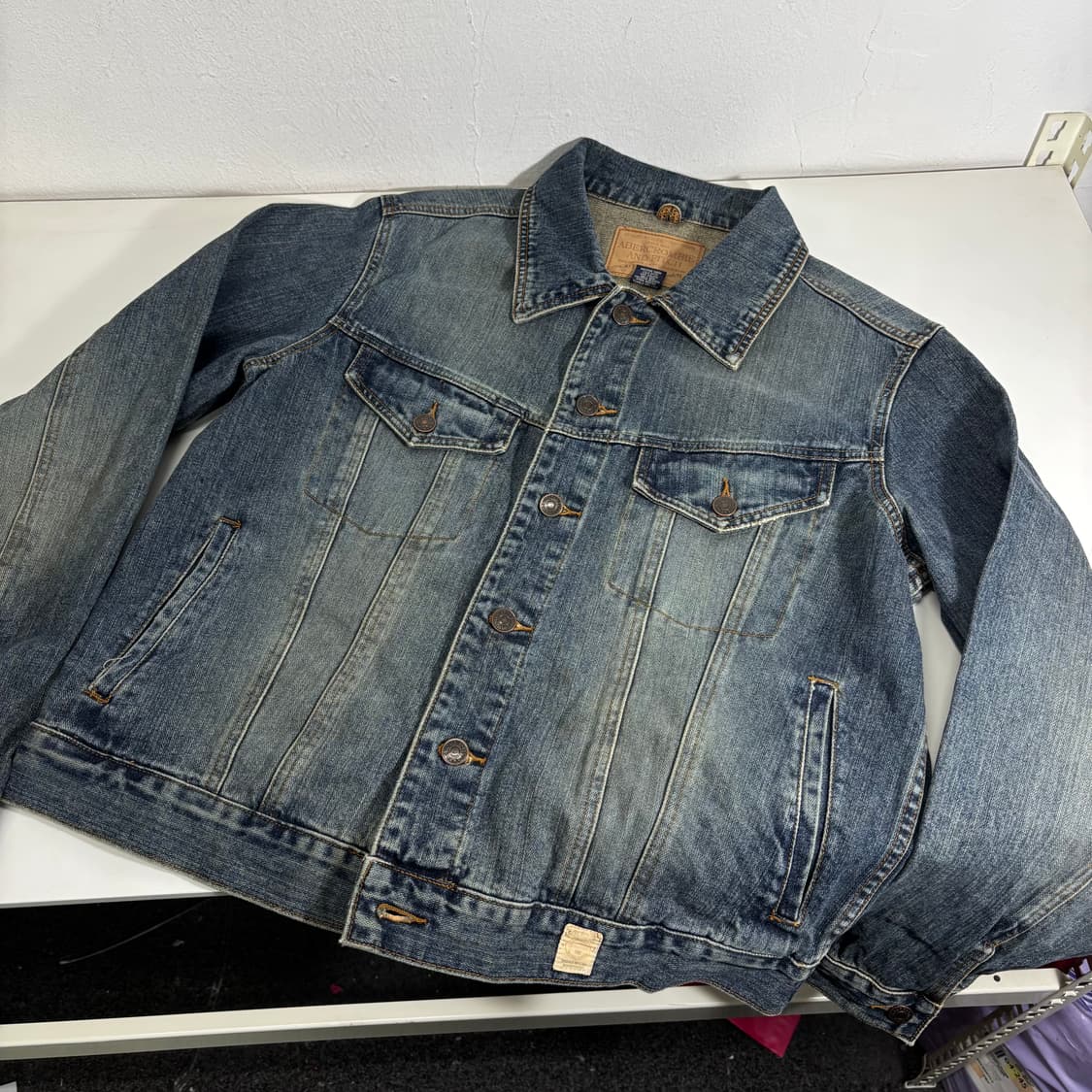 M 아베크롬비 진청 데님자켓 상품이미지2