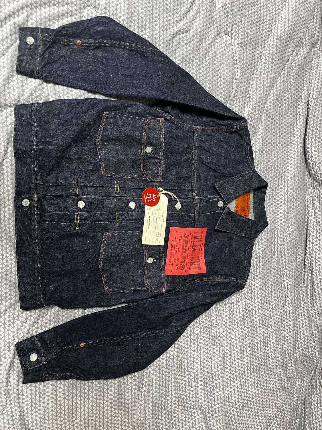 (40)풀카운트 데님자켓 2세대 원워시 2102W-20 상품이미지4