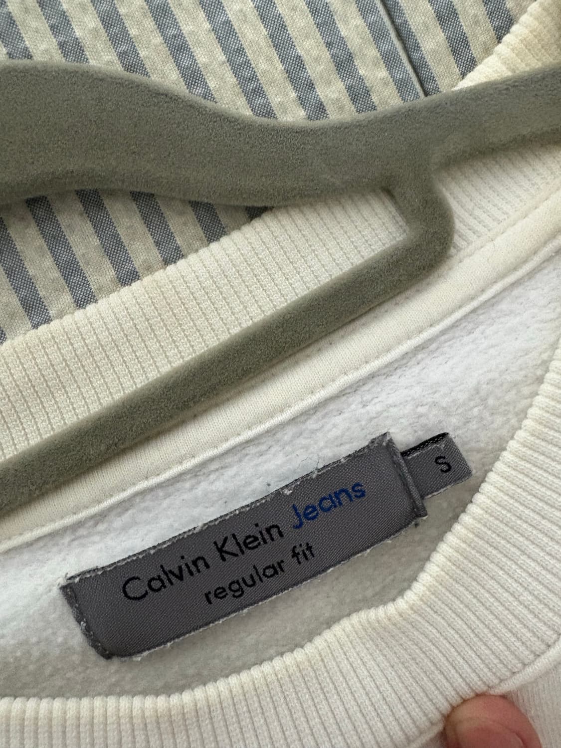 캘빈클라인 흰색 맨투맨 s 상품이미지2