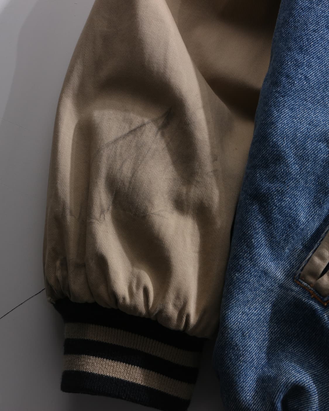 T-1976 90s Disney denim varsity jacket 상품이미지10