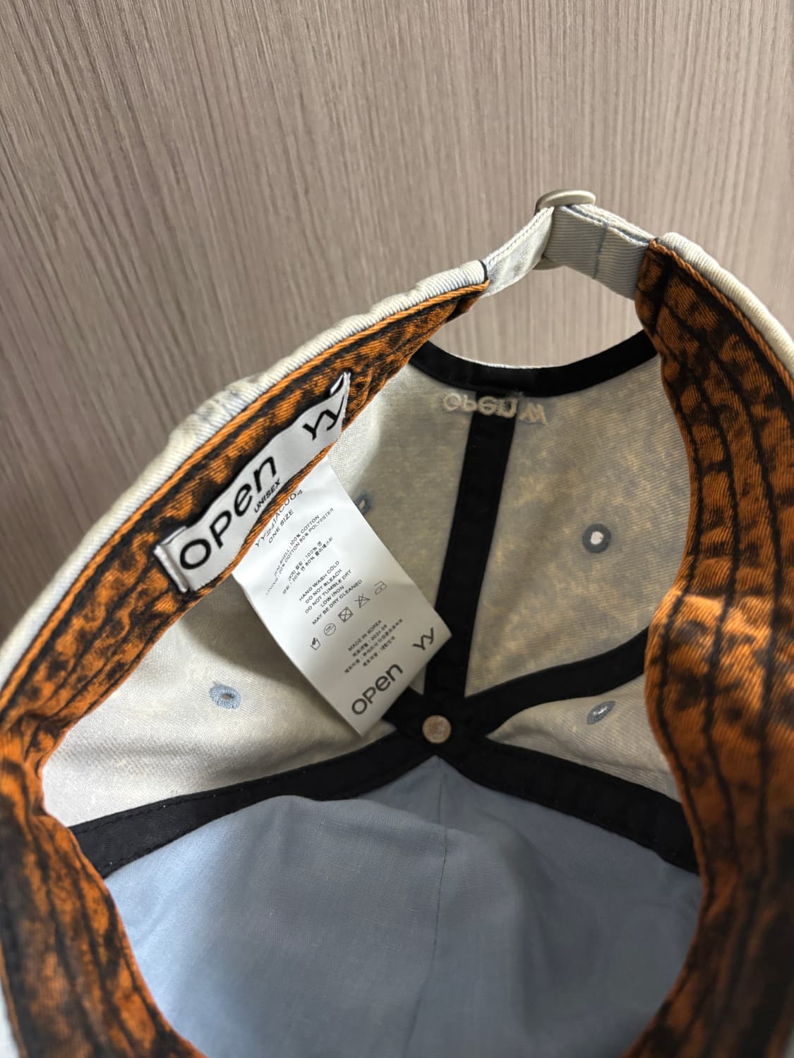 오픈와이와이 볼캡 블루  상품이미지2