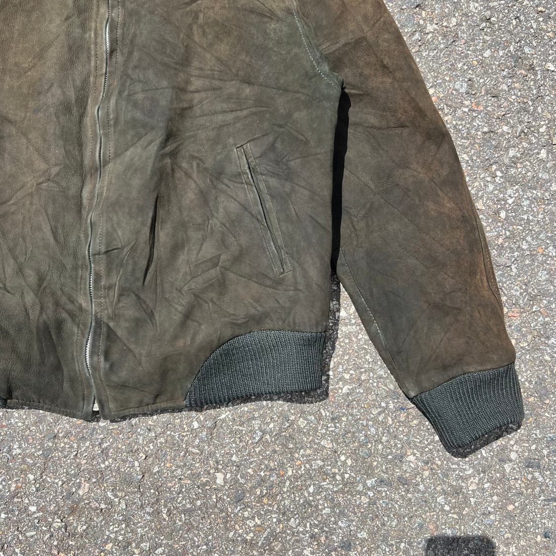 90’s Partina Tokyo Suede Leather Jacket 상품이미지4