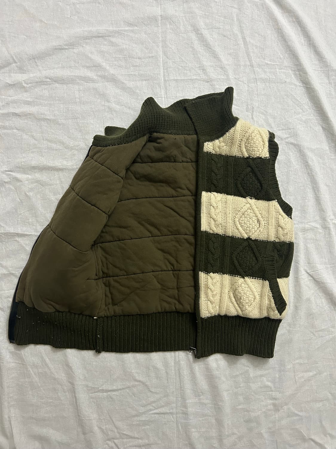 JPN VTG 케이블 니트 베스트 상품이미지4