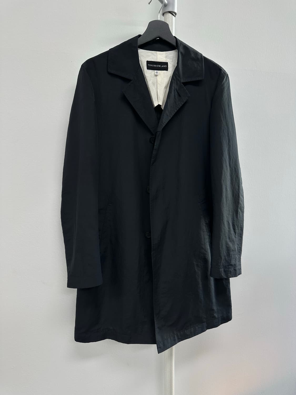 투모로우랜드 폴리 히든버튼 싱글코트 상품이미지2