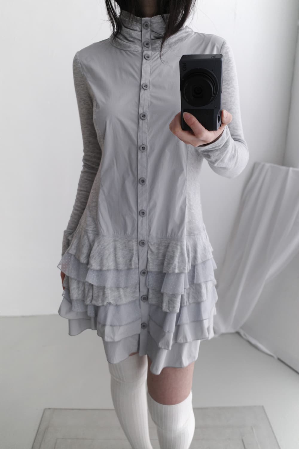 hiroko bis) dot frill one-piece  상품이미지7