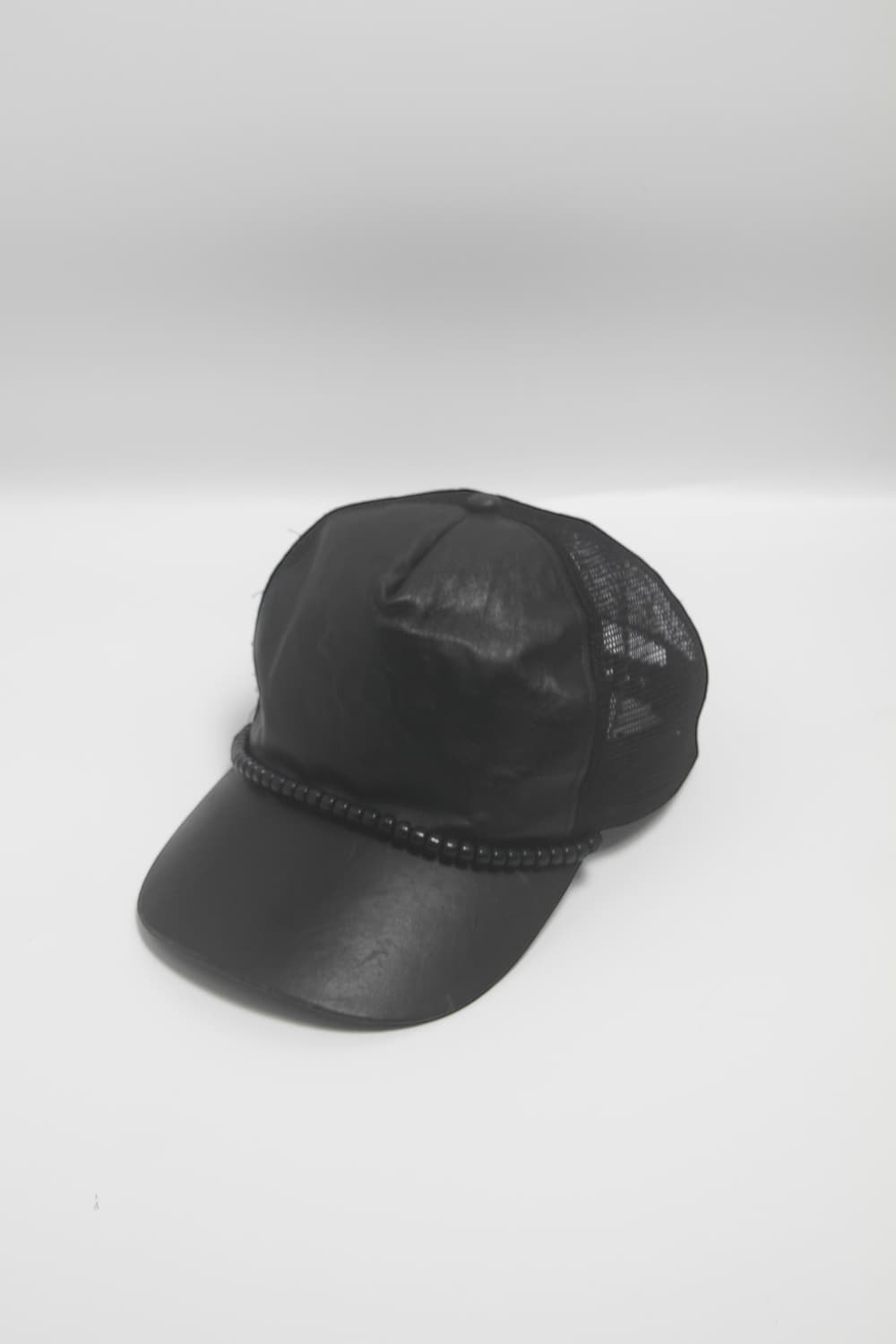 올드 스투시 아카이브 스컬 레더 매쉬 캡 상품이미지3