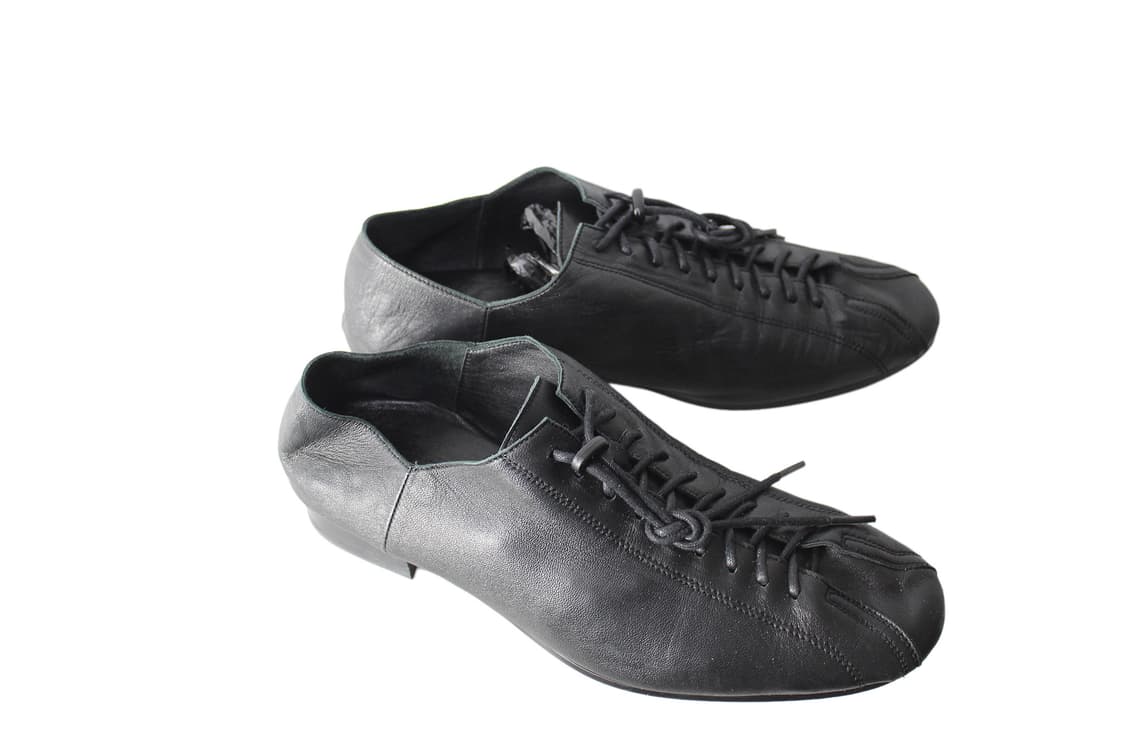 HEROES of HISTORY 히어로즈 라운드 토 레이스업 플랫 슈즈 상품이미지6