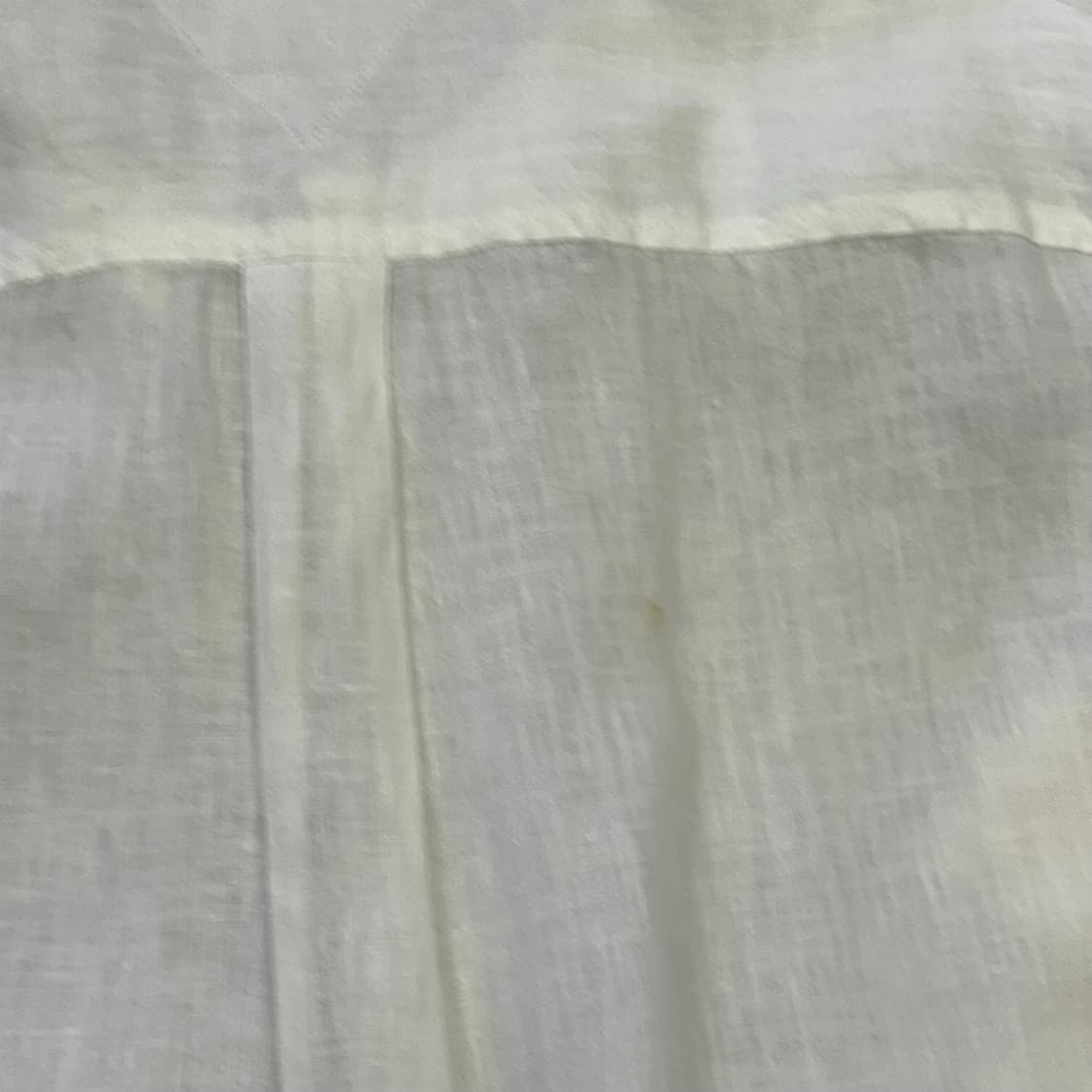 XL 타미힐피거 커스텀핏 린넨 화이트 셔츠 상품이미지6