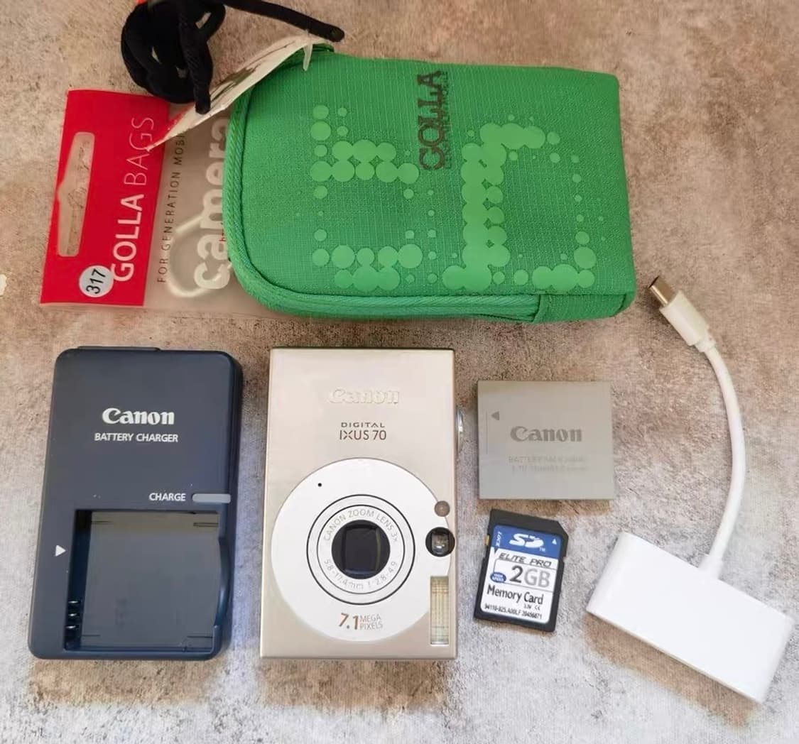 캐논 익서스 70 CANON IXUS 70 빈티지 디지털카메라 디카 상품이미지6