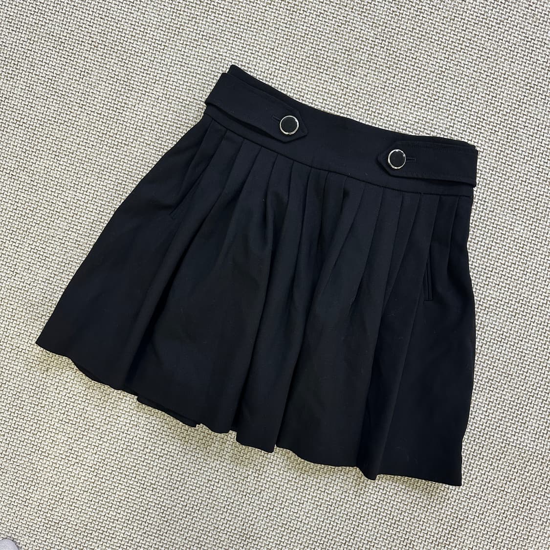 00 클럽모나코 울 플리츠 스커트 0427D 상품이미지1